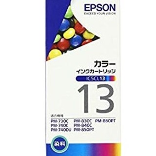エプソン(EPSON)のEPSON IC5CL13 (5色一体型カラーインクカートリッジ)

(PC周辺機器)
