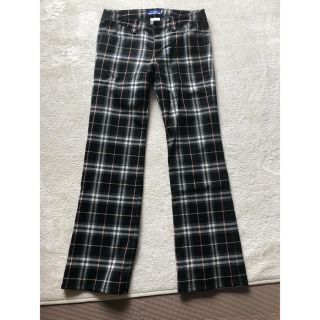 バーバリーブルーレーベル(BURBERRY BLUE LABEL)のBurberry チェックパンツ 36(カジュアルパンツ)