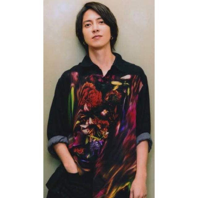 Yohji Yamamoto(ヨウジヤマモト)のyohjiyamamoto flower print 5 blouse 19ss メンズのトップス(シャツ)の商品写真