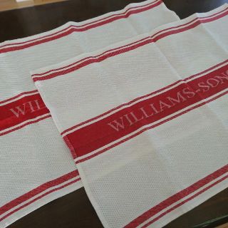 ウィリアムズソノマ(Williams-Sonoma)の《お値下げ》ウィリアムズソノマ キッチンタオル２枚(収納/キッチン雑貨)