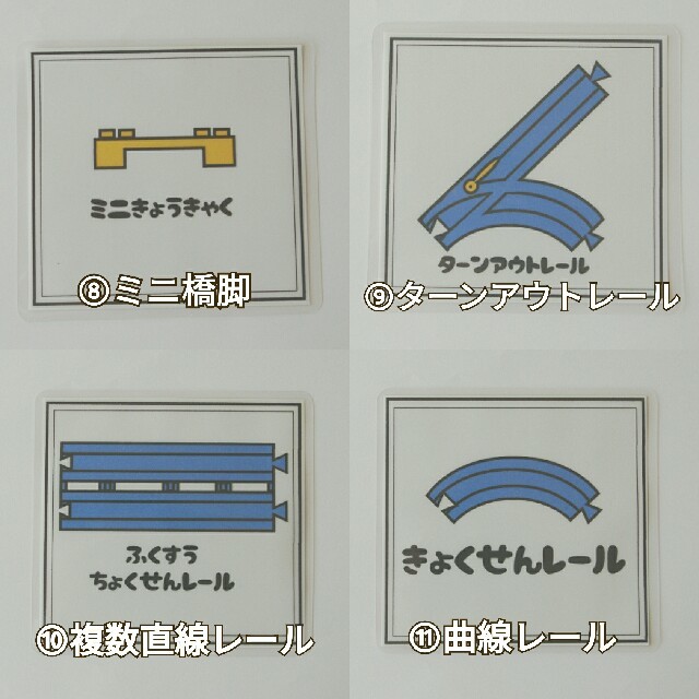 【エミュさん専用】鉄道おもちゃラベル ハンドメイドのハンドメイド その他(その他)の商品写真