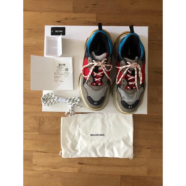 Balenciaga(バレンシアガ)のBALENCIAGA TRIPLE S 41 極美品 納品書つき バレンシアガ  メンズの靴/シューズ(スニーカー)の商品写真