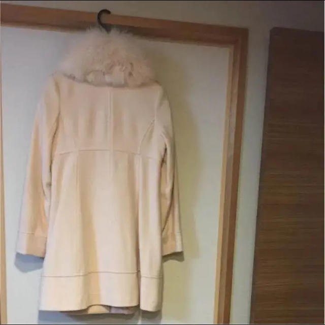 R・F(アールエフ)のウールコート フォックスファー レディースのジャケット/アウター(ロングコート)の商品写真