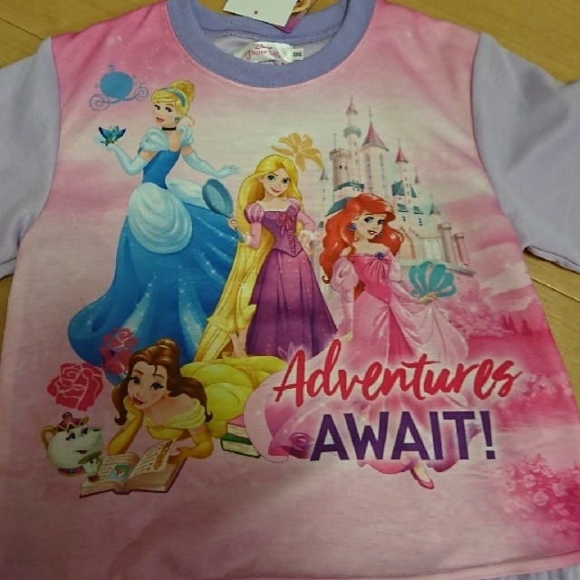 Disney(ディズニー)のDisney プリンセス パジャマ 女の子 キッズ/ベビー/マタニティのキッズ服女の子用(90cm~)(パジャマ)の商品写真