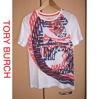 トリーバーチ(Tory Burch)の正規 約4万 TORY BURCH プリントTシャツ XS ホワイト レディース(Tシャツ(半袖/袖なし))