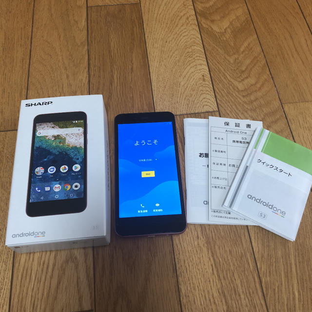 SHARP(シャープ)のSHARP android one S3 スマホ/家電/カメラのスマートフォン/携帯電話(スマートフォン本体)の商品写真