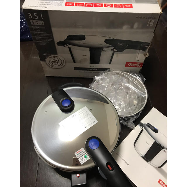 Fissler(フィスラー)のfissler vitaquickフィスラー圧力鍋ビタクイック3.5L インテリア/住まい/日用品のキッチン/食器(鍋/フライパン)の商品写真