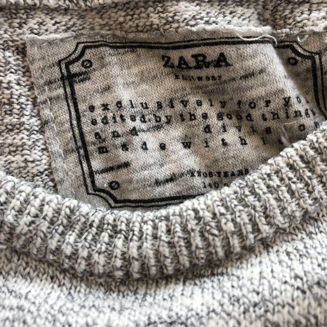 ZARA KIDS(ザラキッズ)のザラ 140 キッズ/ベビー/マタニティのキッズ服男の子用(90cm~)(ニット)の商品写真