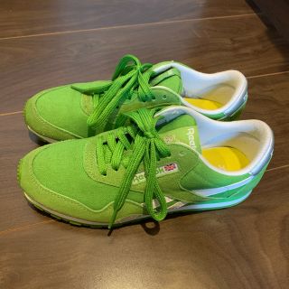 リーボック(Reebok)のリーボック　スニーカー　グリーン　レディース  靴　37 23.5(スニーカー)