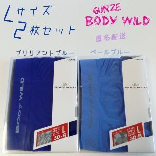 グンゼ(GUNZE)のGUNZE / BODY WILD  メンズ ボクサーパンツ Ｌ 2枚セット(ボクサーパンツ)