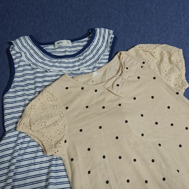 GU(ジーユー)の130cm～140cm チュニックワンピース キッズ/ベビー/マタニティのキッズ服女の子用(90cm~)(ワンピース)の商品写真