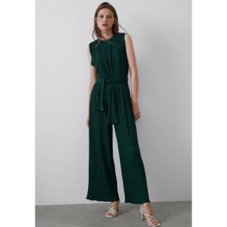 ザラ(ZARA)のZARA テクスチャー入りジャンプスーツ(オールインワン)