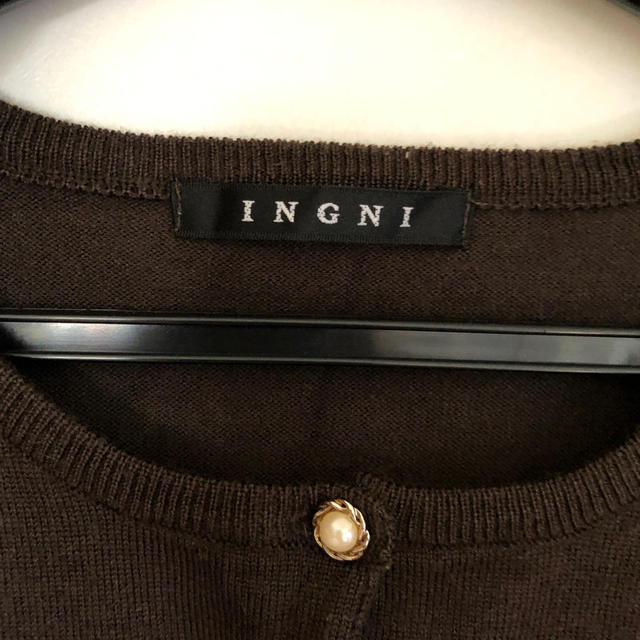 INGNI(イング)のINGNI カーディガン　ショート丈 レディースのトップス(カーディガン)の商品写真