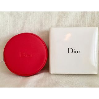 ディオール(Dior)の【新品・未使用】Dior コスメポーチ 赤(ポーチ)