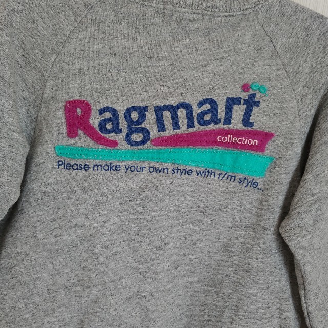 RAG MART(ラグマート)のラグマートのチュニックトレーナー  110センチ キッズ/ベビー/マタニティのキッズ服女の子用(90cm~)(ワンピース)の商品写真