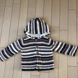 ベビーギャップ(babyGAP)のGAP ギャップ　フードカーディガン(カーディガン/ボレロ)