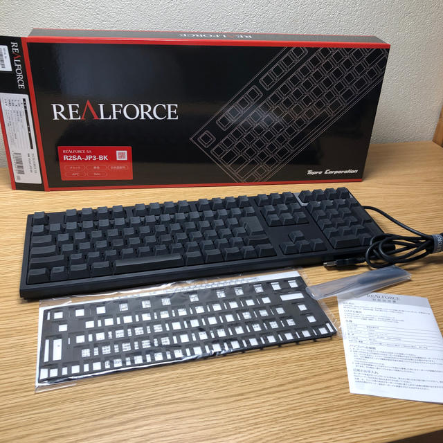 東プレREALFORCE SA R2 日本語112キー R2SA-JP3-BK-