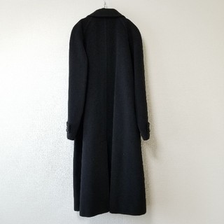 Yves Saint Laurent アンゴラ混 ロングコート 黒