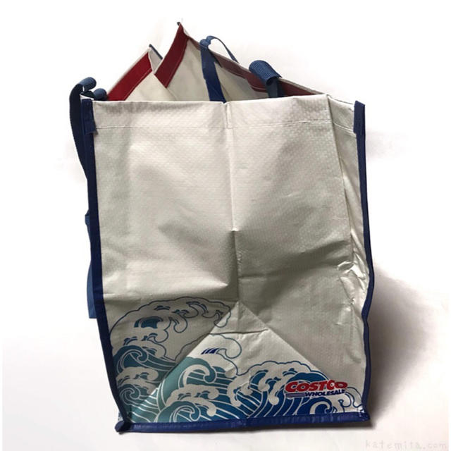 コストコ(コストコ)の☆新品・未使用☆ コストコ ショッピング バック ２セット 白富士柄 レディースのバッグ(エコバッグ)の商品写真