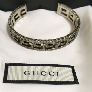 グッチ(Gucci)の7月特価★【GUCCI】スクエアG カフブレスレット★ユニセックス★バングル(バングル/リストバンド)