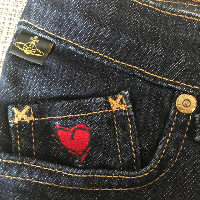 Vivienne Westwood LEEコラボ スクイグル デニム オーブ刺繍