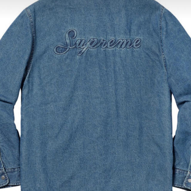supreme sherpa lined denim shirt