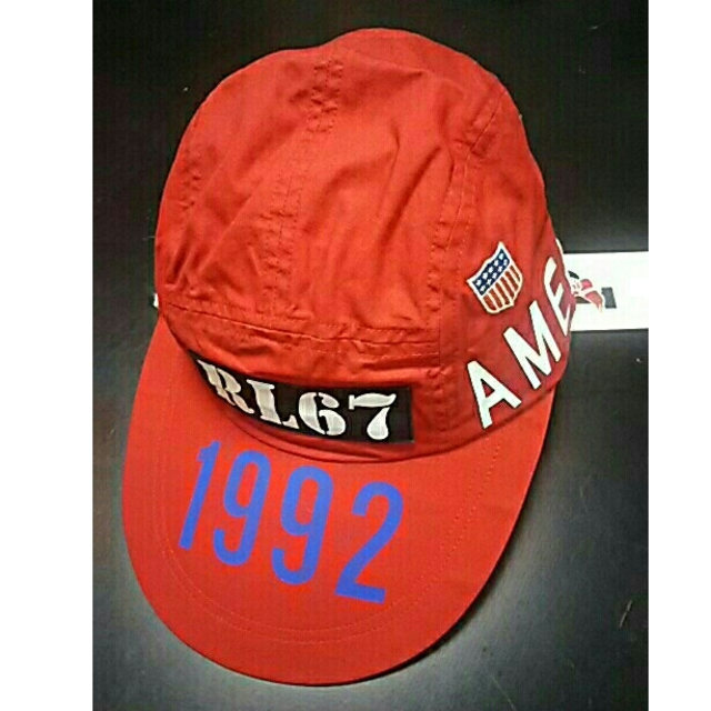 POLO 1992  Stadium Long Bill  Cap Red 復刻