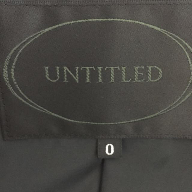UNTITLED(アンタイトル)のアンタイトル ブラック ジャケット レディースのジャケット/アウター(テーラードジャケット)の商品写真