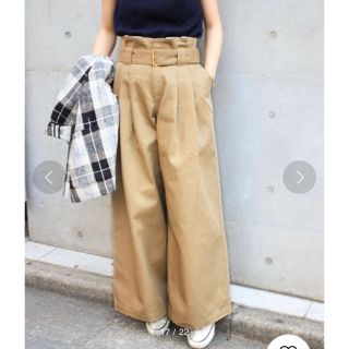 スピックアンドスパン(Spick & Span)の【DICKIES × Spick】WIDE LEG CHINOS チノパン(チノパン)