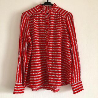 エイチアンドエム(H&M)のお値下げ！送料込⭐️H&M LOVE ロゴ シャツ 美品(シャツ/ブラウス(長袖/七分))