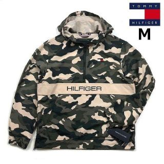 トミーヒルフィガー(TOMMY HILFIGER)のトミーヒルフィガー 切替 袖ロゴ ナイロンジャケット(M)迷彩 181228(ナイロンジャケット)