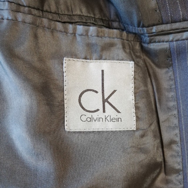 Calvin Klein(カルバンクライン)のカルバンクライン　スーツ　紺ストライプ メンズのスーツ(セットアップ)の商品写真