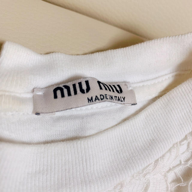 miumiu(ミュウミュウ)のMiu Miuレーストップス レディースのトップス(シャツ/ブラウス(半袖/袖なし))の商品写真