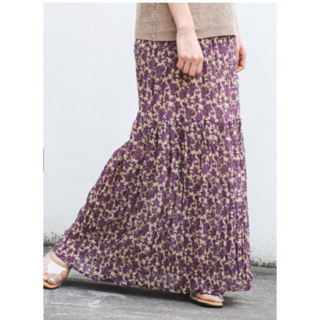 Kastane(カスタネ)のカスタネ 花柄スカート レディースのスカート(ロングスカート)の商品写真