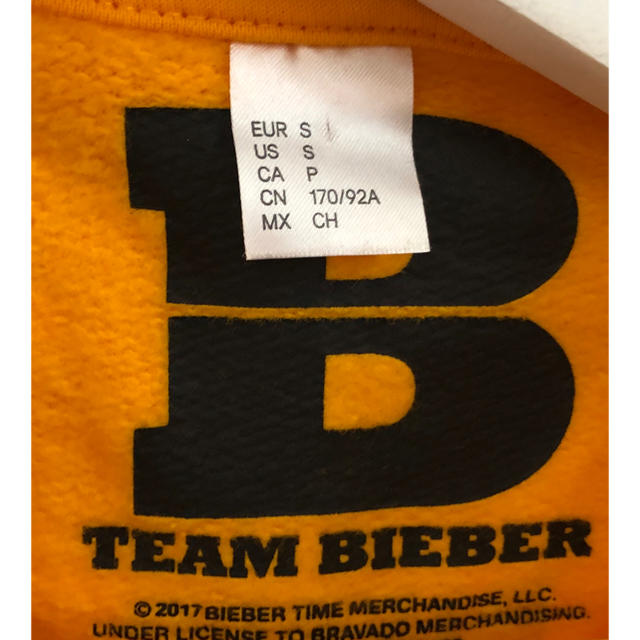 H&M(エイチアンドエム)のJustin Bieber hooded sweatshirt  メンズのトップス(パーカー)の商品写真