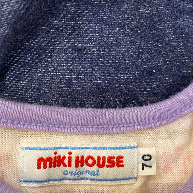 mikihouse(ミキハウス)のミキハウス　♡ ロンパース　♡ 女の子　♡ サイズ70 キッズ/ベビー/マタニティのベビー服(~85cm)(ロンパース)の商品写真