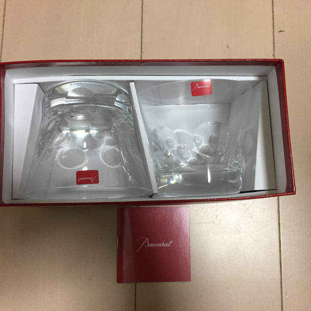 Baccarat(バカラ)のバカラ ベルーガ ペアグラス インテリア/住まい/日用品のキッチン/食器(グラス/カップ)の商品写真