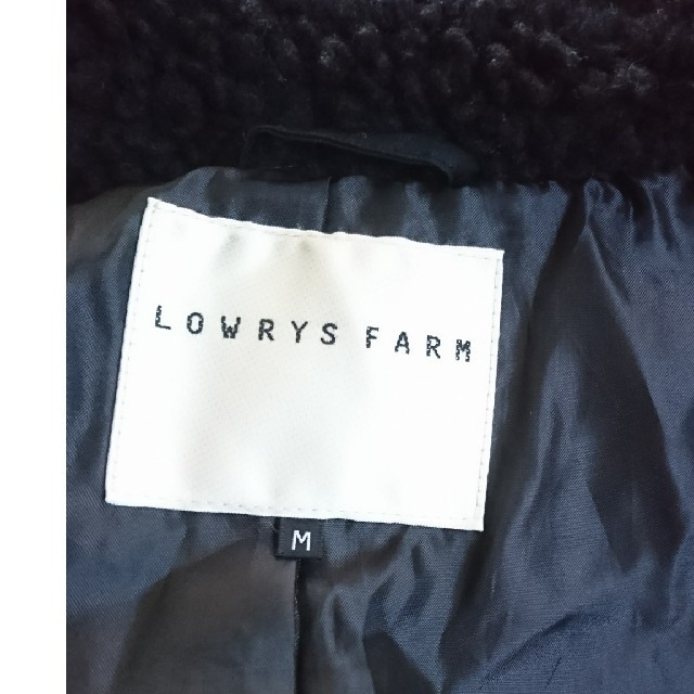 LOWRYS FARM(ローリーズファーム)の専用●ローリーズファームダウンコート黒/M レディースのジャケット/アウター(ダウンコート)の商品写真