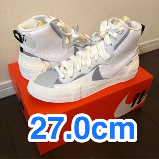 サカイ(sacai)のNike Blazer Mid Sacai White-Gray 27.0cm(スニーカー)