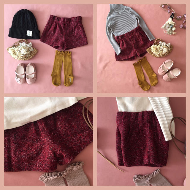 ZARA KIDS(ザラキッズ)のZARA baby girl ザラ｜ツイードショートパンツ*̩̩̥୨୧˖  キッズ/ベビー/マタニティのベビー服(~85cm)(パンツ)の商品写真