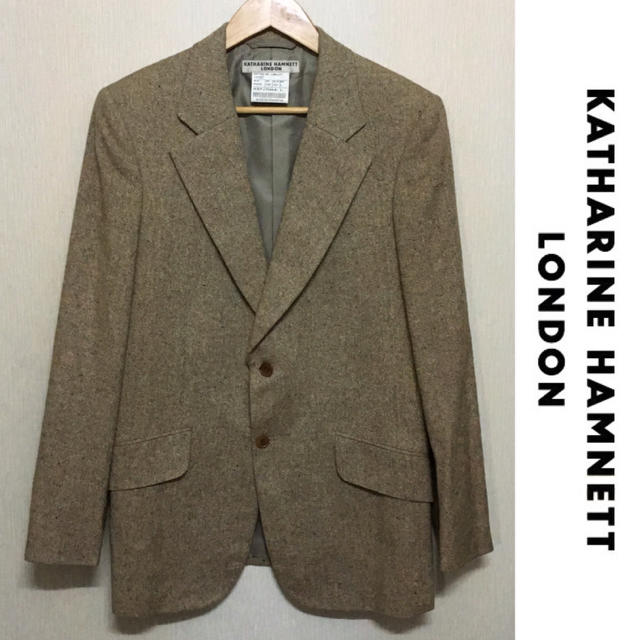 KATHARINE HAMNETT(キャサリンハムネット)の KATHARINE HAMNETT LONDON ジャケット シルク ツイード メンズのジャケット/アウター(テーラードジャケット)の商品写真