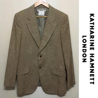 キャサリンハムネット(KATHARINE HAMNETT)の KATHARINE HAMNETT LONDON ジャケット シルク ツイード(テーラードジャケット)