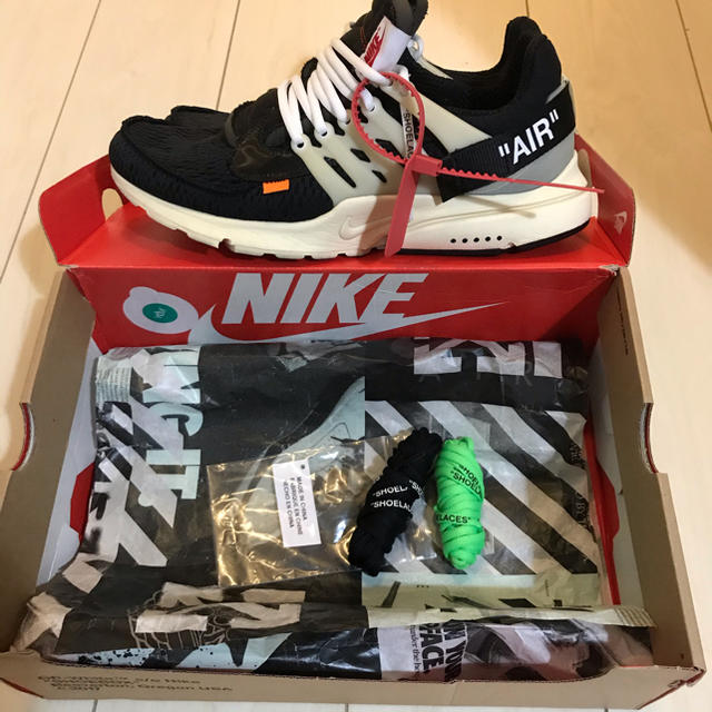 送込 25cm NIKE OFF-WHITE THE 10 AIR PRESTO