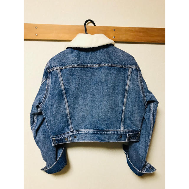 Levi's(リーバイス)の【新品】Levi's  クロップド ボア デニム ジャケット レディースのジャケット/アウター(Gジャン/デニムジャケット)の商品写真