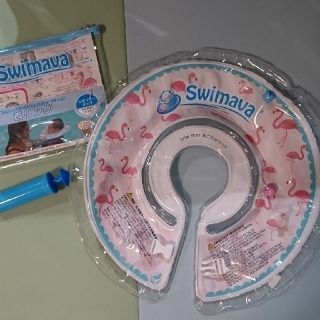 【Swimava スイマーバ・日本正規品】首リング(フラミンゴ)レギュラーサイズ(お風呂のおもちゃ)