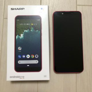 アンドロイド(ANDROID)のAndroid One S5  ローズピンク本体(スマートフォン本体)