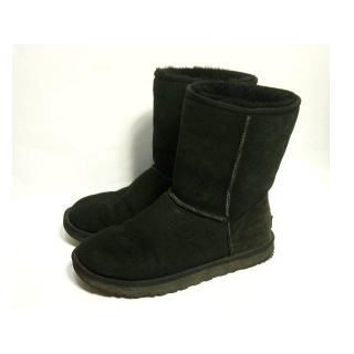 アグ(UGG)のアグ ugg ブーツ 黒 25.0cm L361(ブーツ)