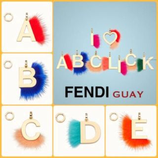 フェンディ(FENDI)のFENDI イニシャル チャーム ハート(チャーム)