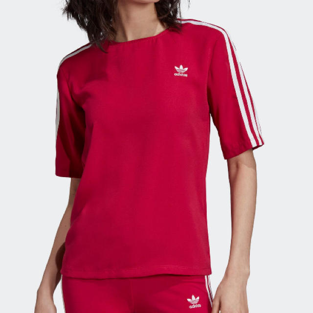 adidas(アディダス)のadidas 新品未使用 3ストライプ Tシャツ 格安出品 人気完売品 送料無料 メンズのトップス(Tシャツ/カットソー(半袖/袖なし))の商品写真