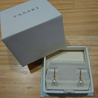 タサキ(TASAKI)のTASAKI アメリカンピアス チェーンパール真珠(ピアス)